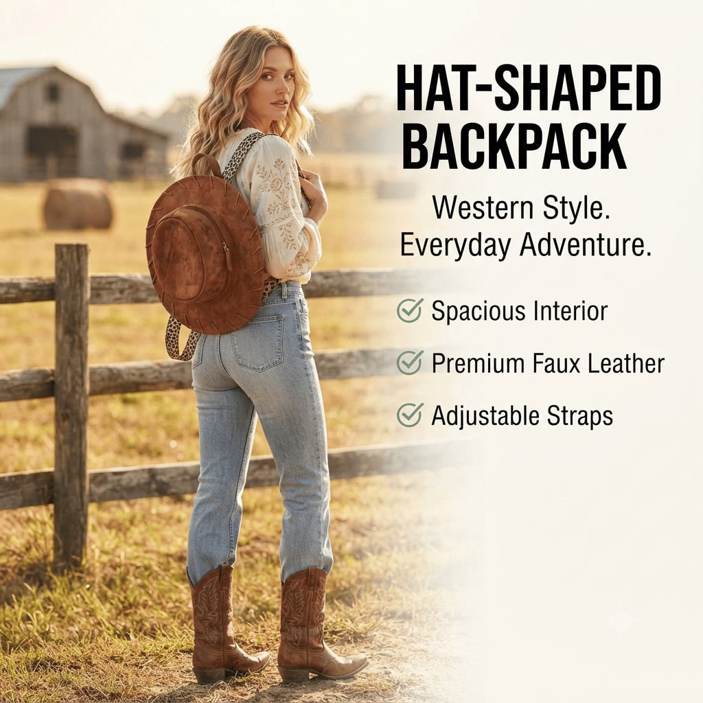 🤠🐎Cowgirl Hat Backpack