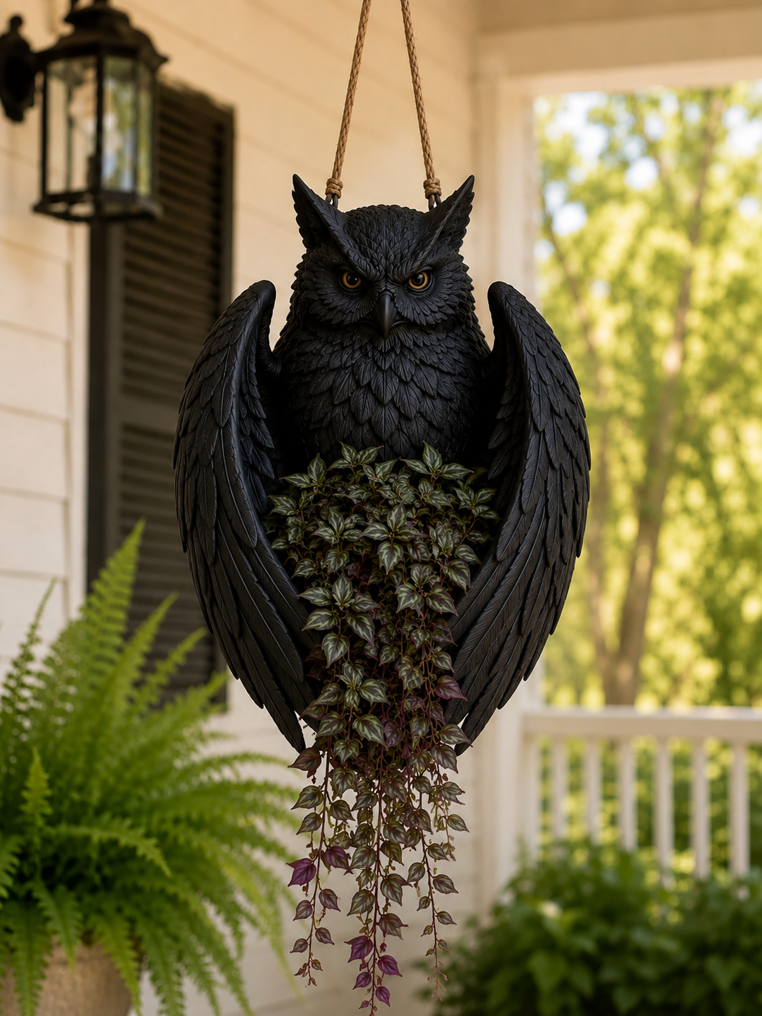 🦇 Gothic Creature Hanging Planter Collection