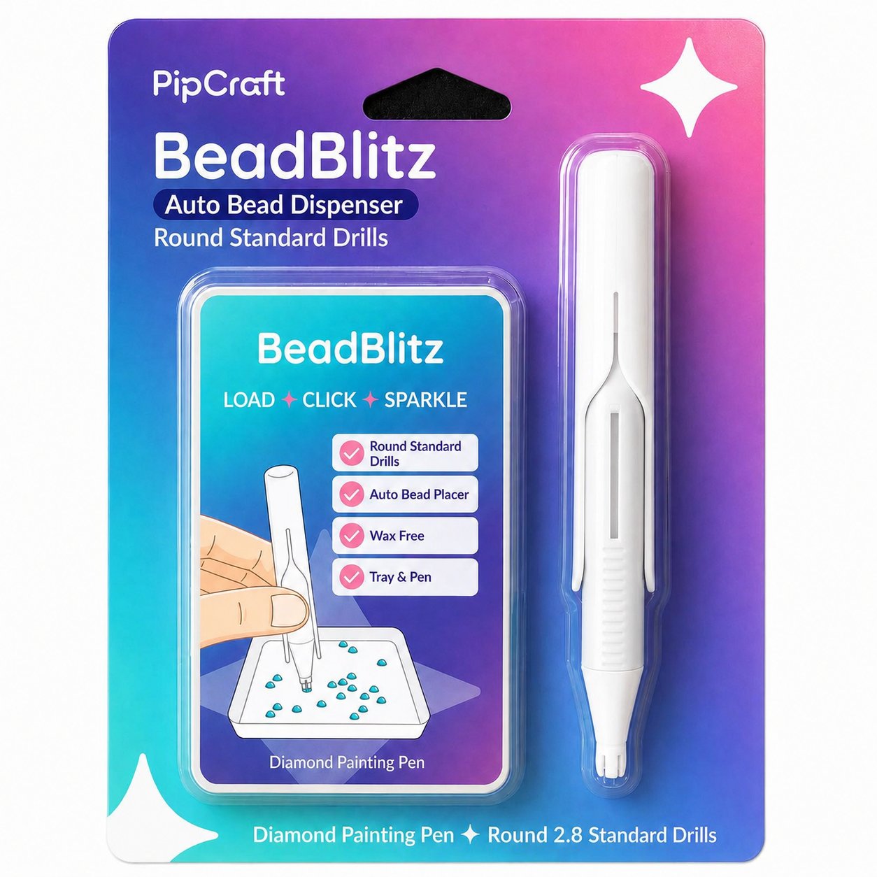 💎 Automatic Diamond Painting Bead dispenser