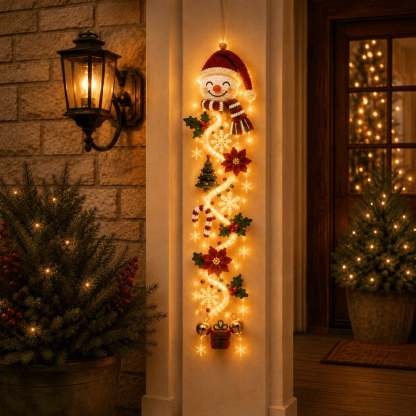 ⏳ Last day! 59% OFF – 🎅 Glowing Christmas Door Hanger