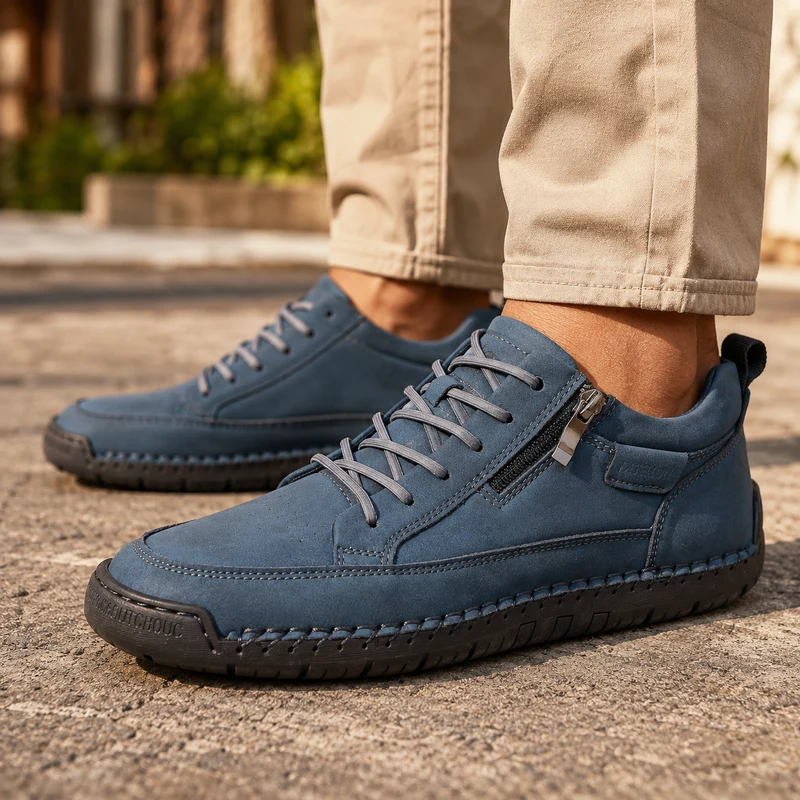 🔥Last day for 70% off Urban Comfortable Orthopedic Zipper Sneakers