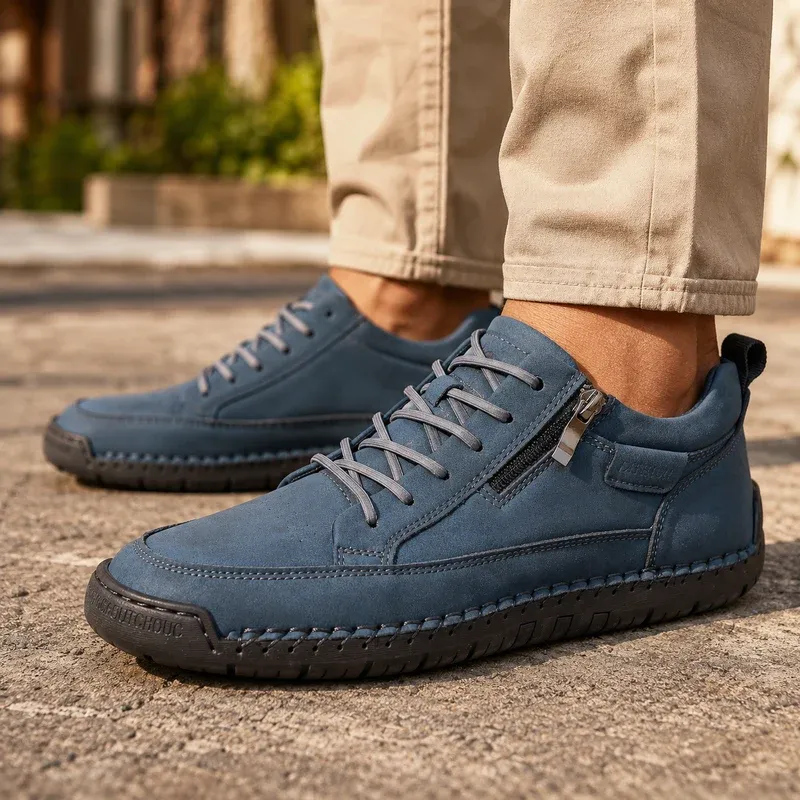 🔥Last day for 70% off Urban Comfortable Orthopedic Zipper Sneakers