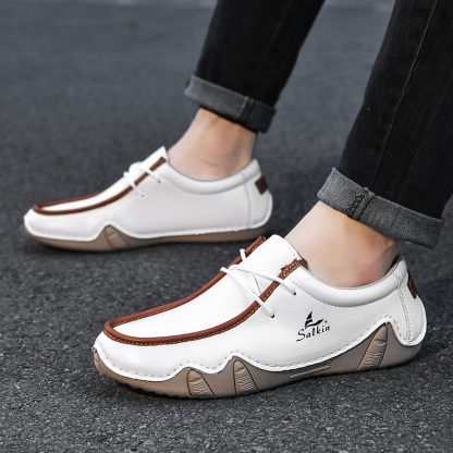 Men's Daily Lightweight Comfortable And Durable Slip-On Arch Support Orthopedic Loafers