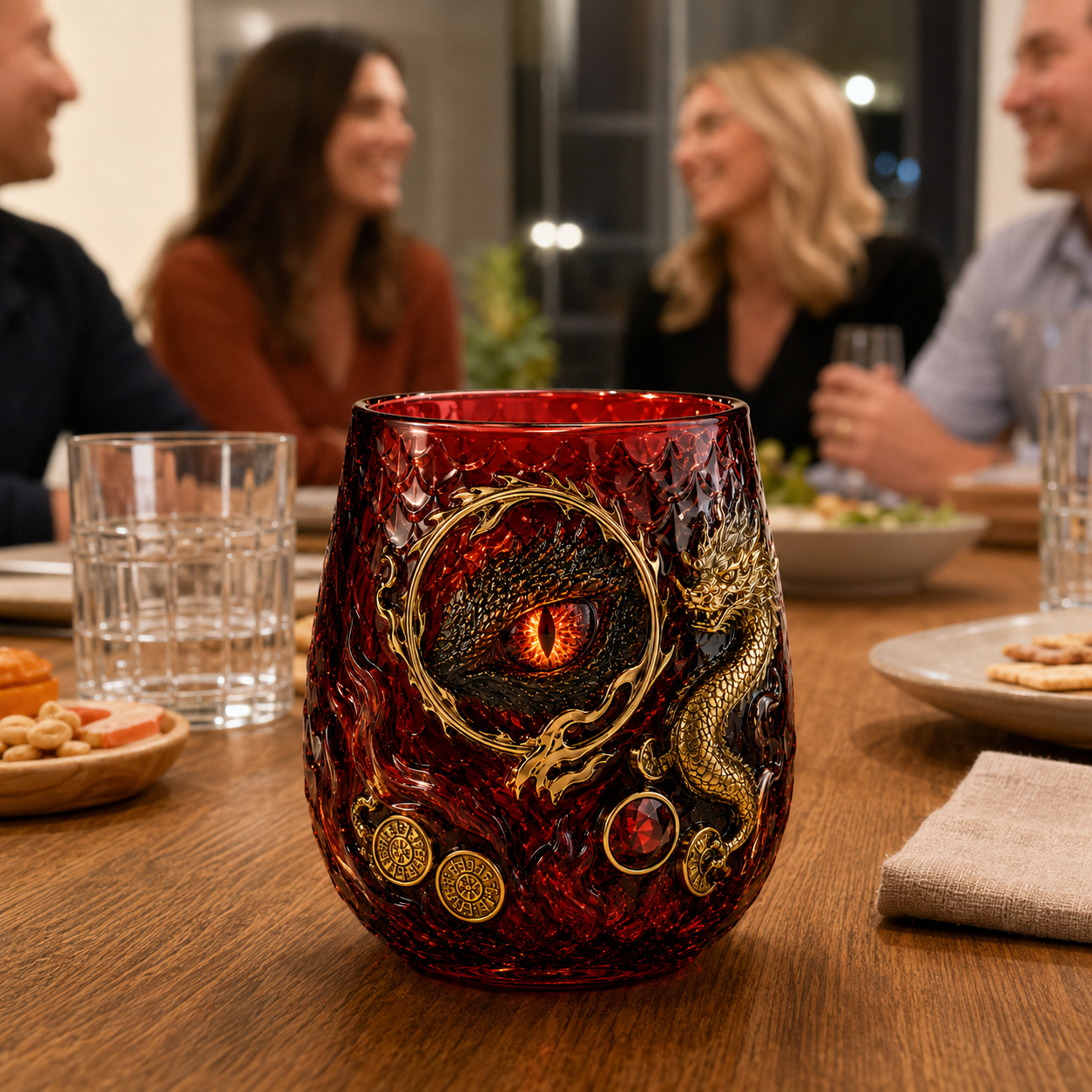 🐉 Dragon Eye Fantasy Glass Tumbler