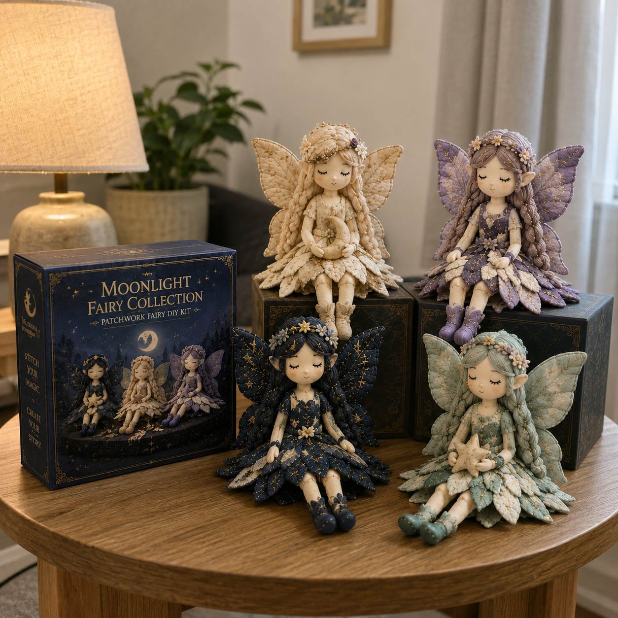 Fairy Patchwork DIY Kit ✨ Make 4 Tiny Fairies By Hand