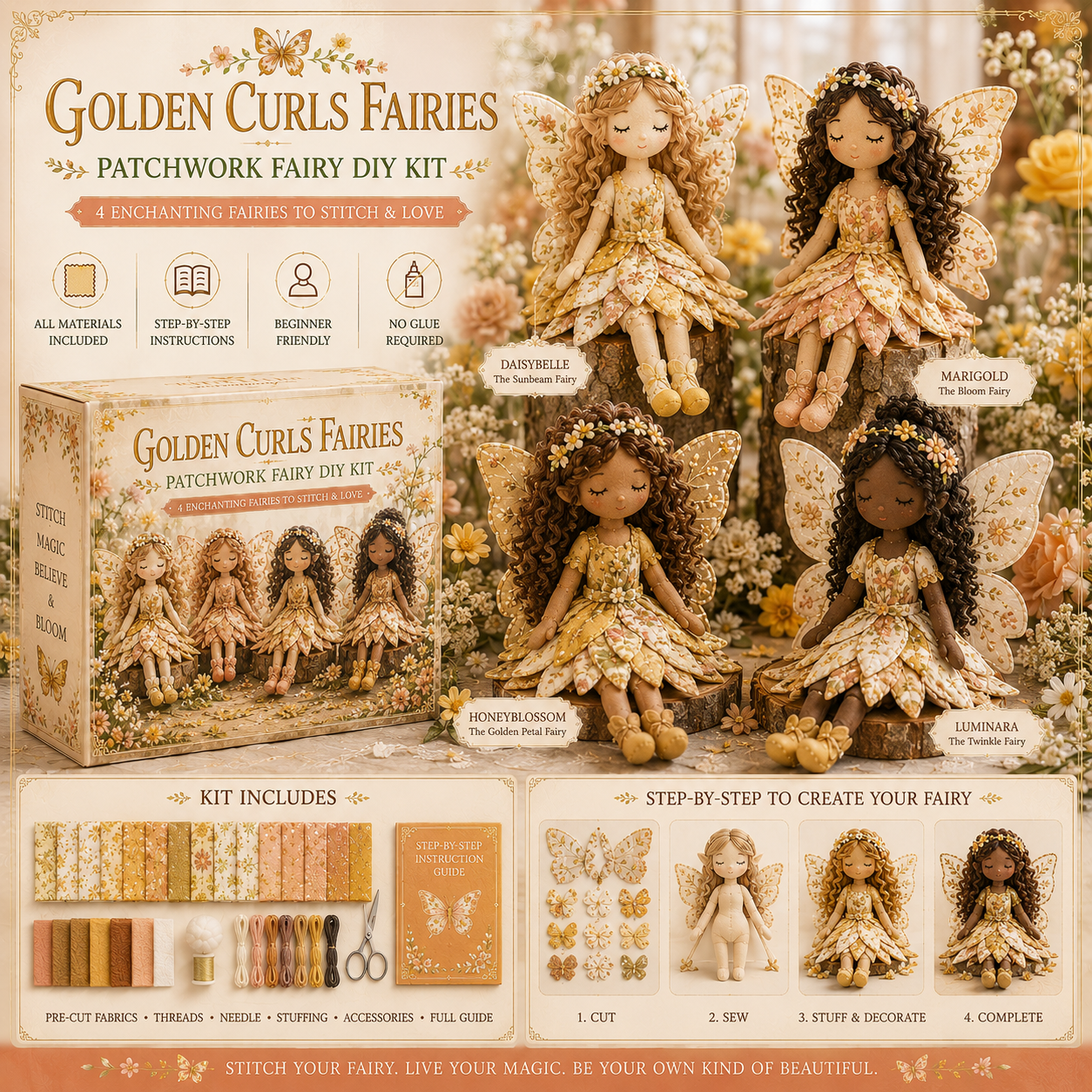 💕Tiny Fairies You Make By Hand