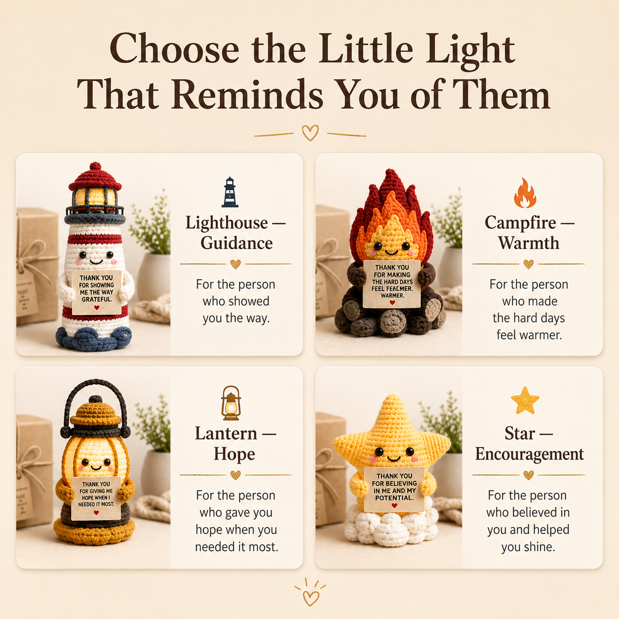 Little Lights DIY Crochet Gift Kit 🧶 A Handmade Thank-You From the Heart