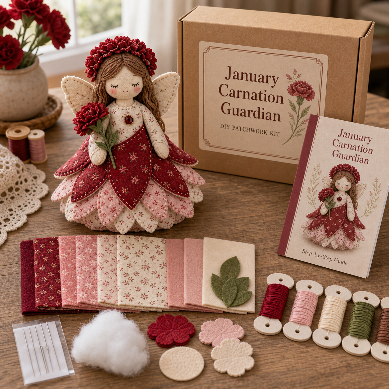 Birth Month Bloom Guardian DIY Patchwork Kit 🌸