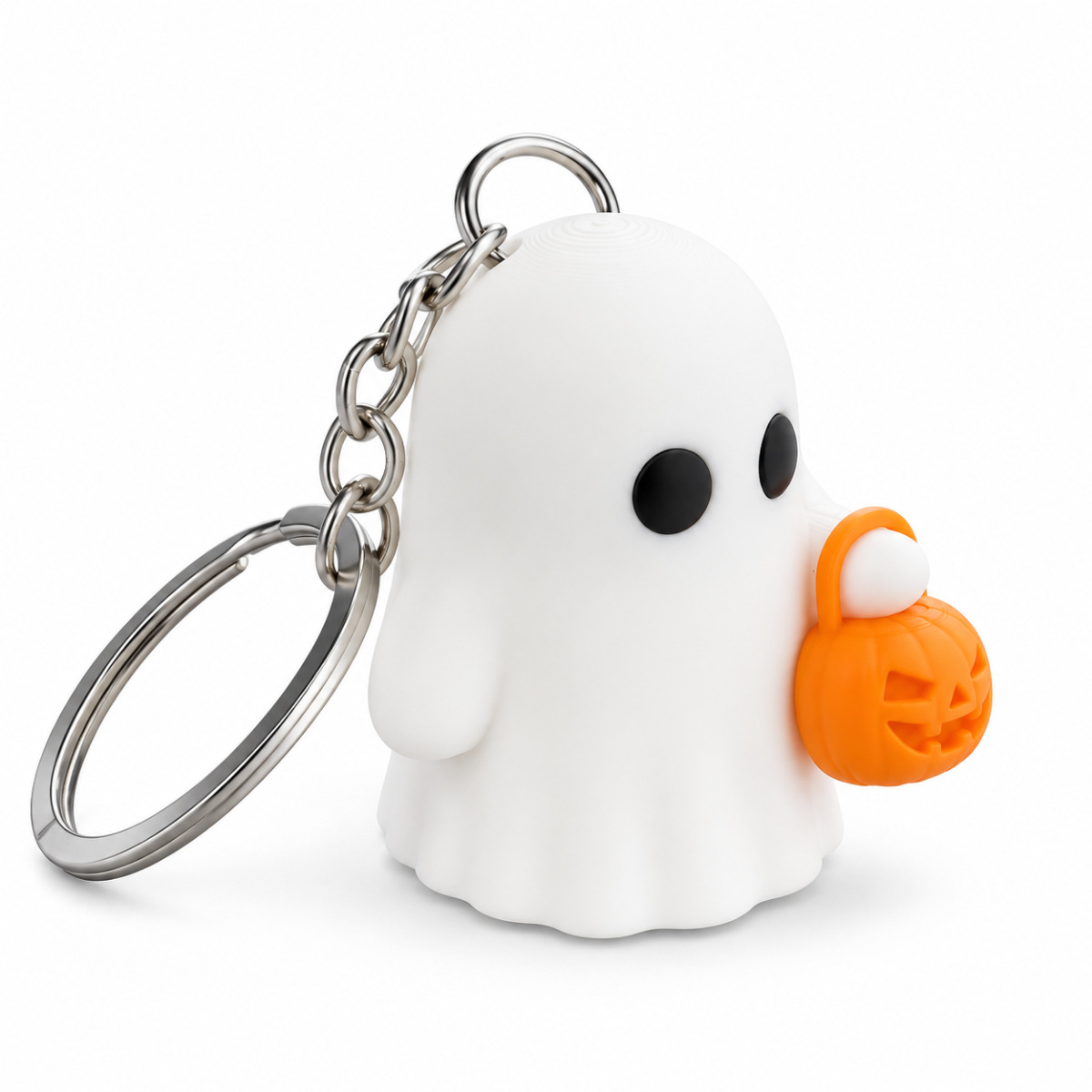 This Tiny Ghost Keychain Adds a Playful Touch to Keys and Bags