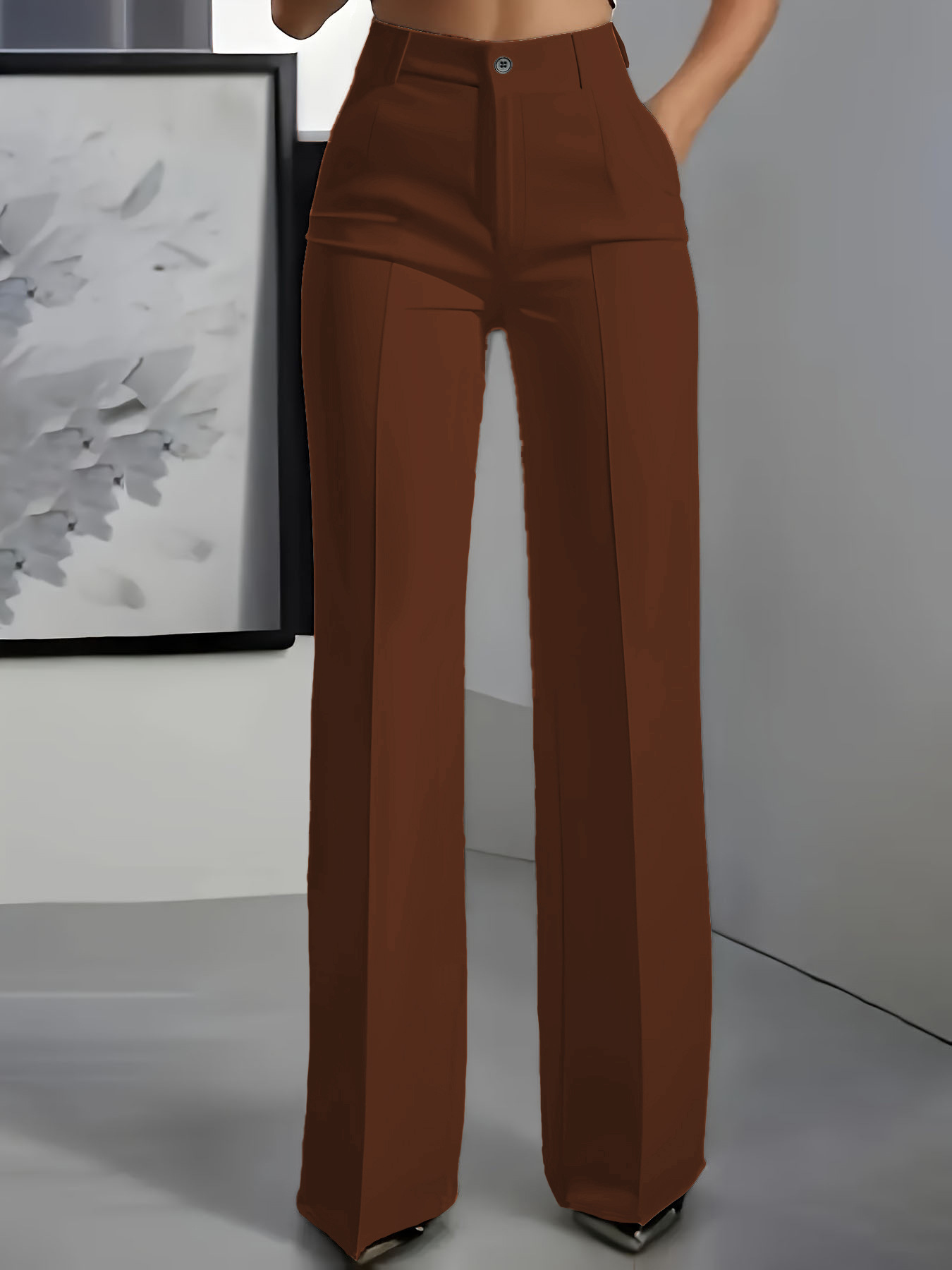 👖Damskie spodnie z wysokim stanem