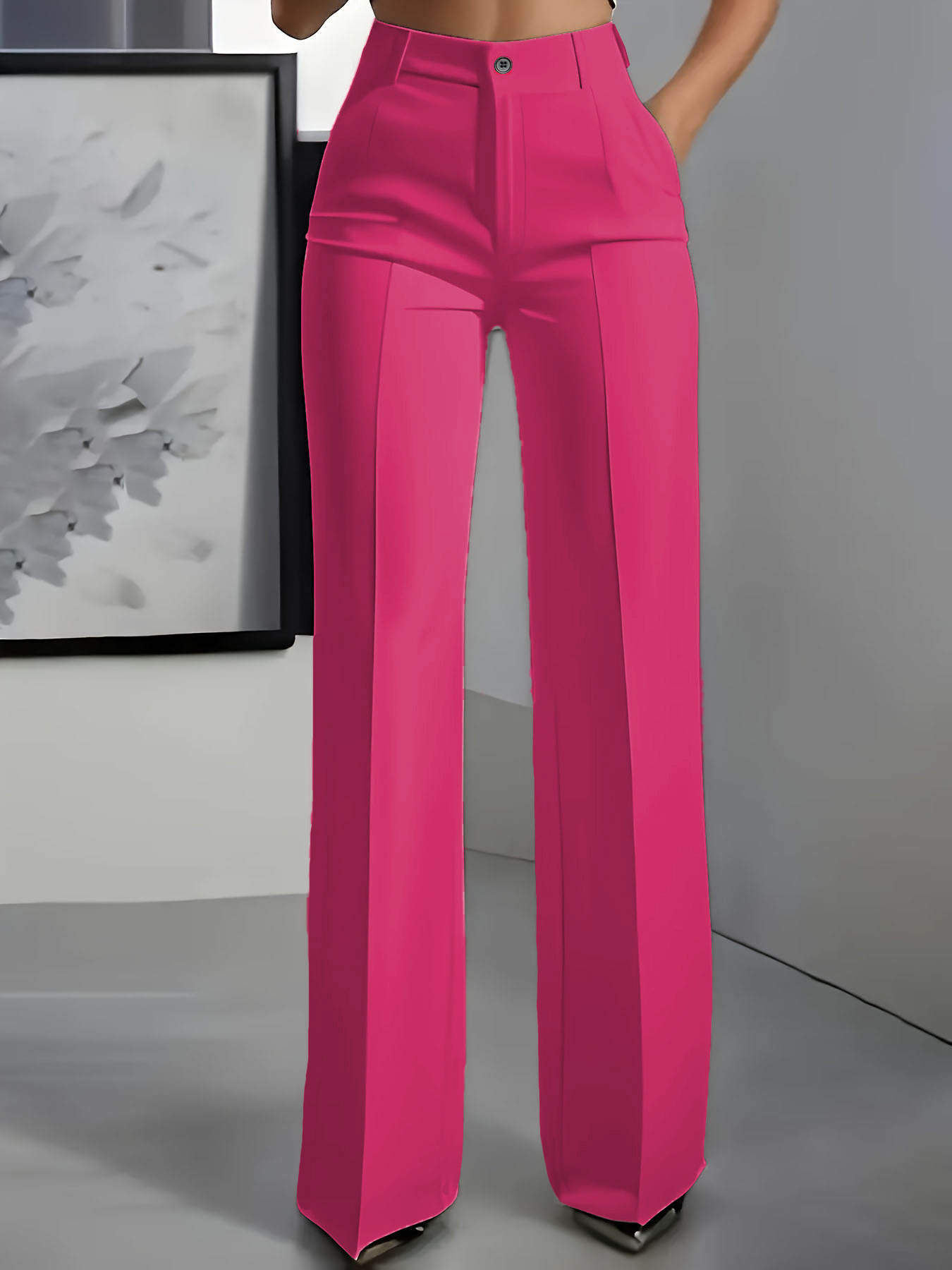 👖Damskie spodnie z wysokim stanem
