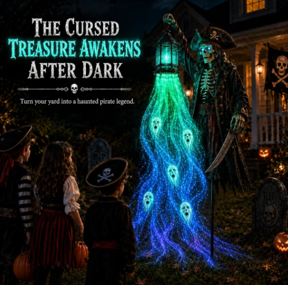 🔥 Today Only: 51% OFF 🎁Animated Halloween Headless Horseman Garden Light 💀
