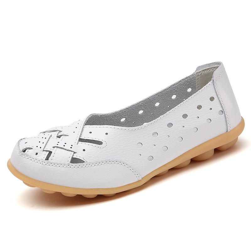 Women's Breathable Cutout Slip-On Flats