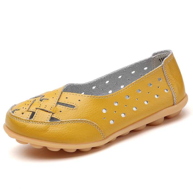 Women's Breathable Cutout Slip-On Flats