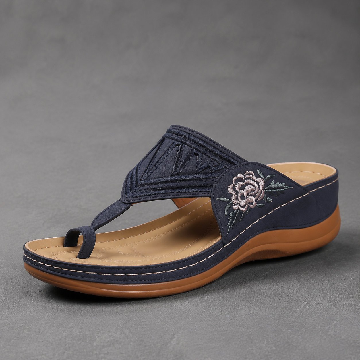 LAST DAY 70% OFF ✨ Women's Floral Embroidered Comfort Sandals