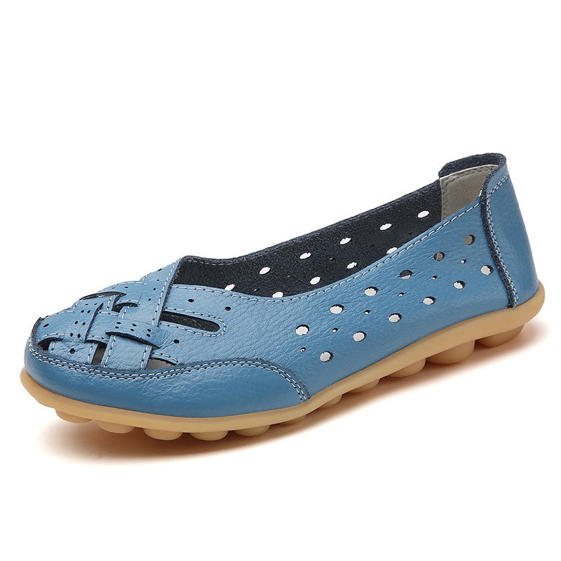 Women's Breathable Cutout Slip-On Flats