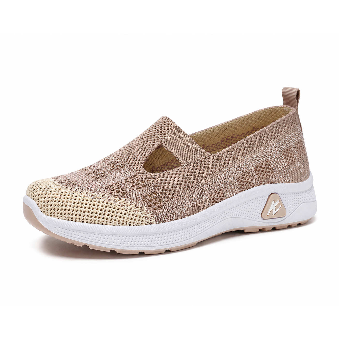 🔥 New Arrival Special: Up to 70% Off 🛒 Women's Breathable Knit Slip-On Walking Shoes – Arch Support & Lightweight