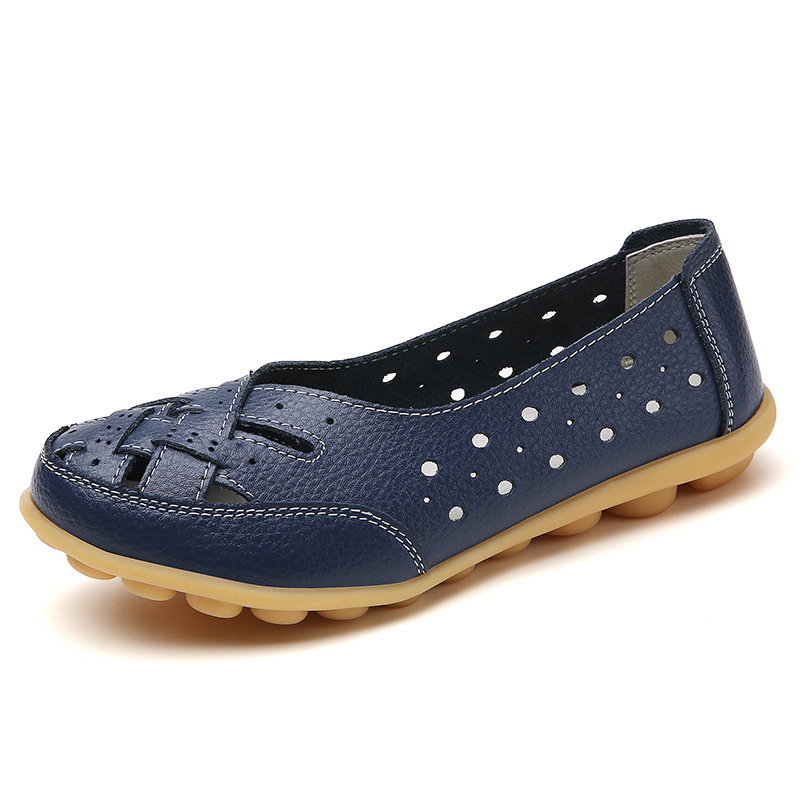 Women's Breathable Cutout Slip-On Flats