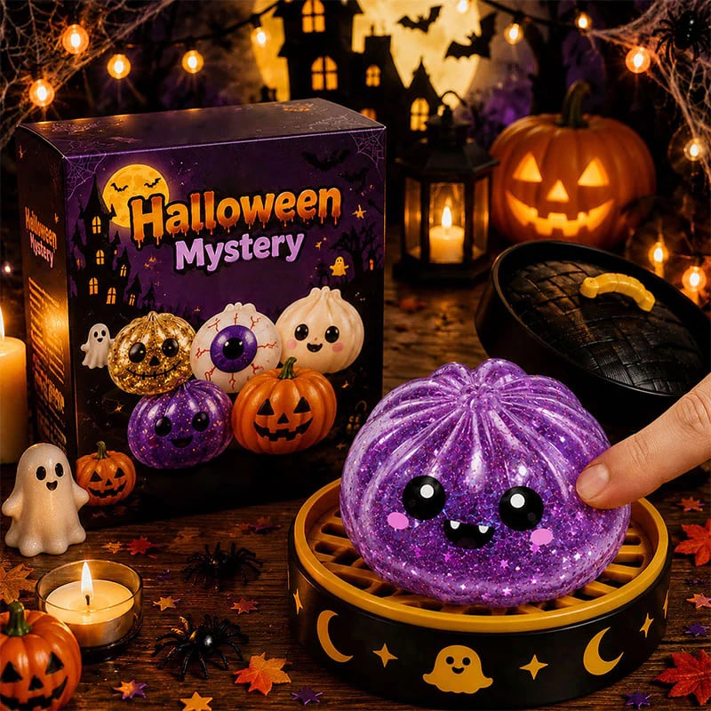 🔥 Last Day 49% OFF – ✨🎃 Halloween Dumpling Squeeze Squishy Toy