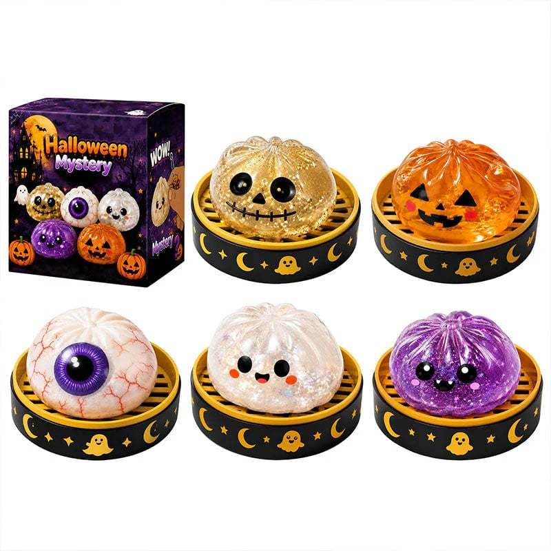 🔥 Last Day 49% OFF – ✨🎃 Halloween Dumpling Squeeze Squishy Toy