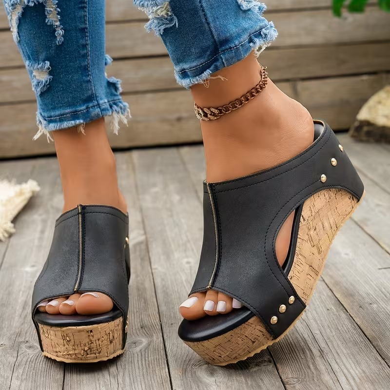 norvellora™ Women's Cushioned Wedge Sandals