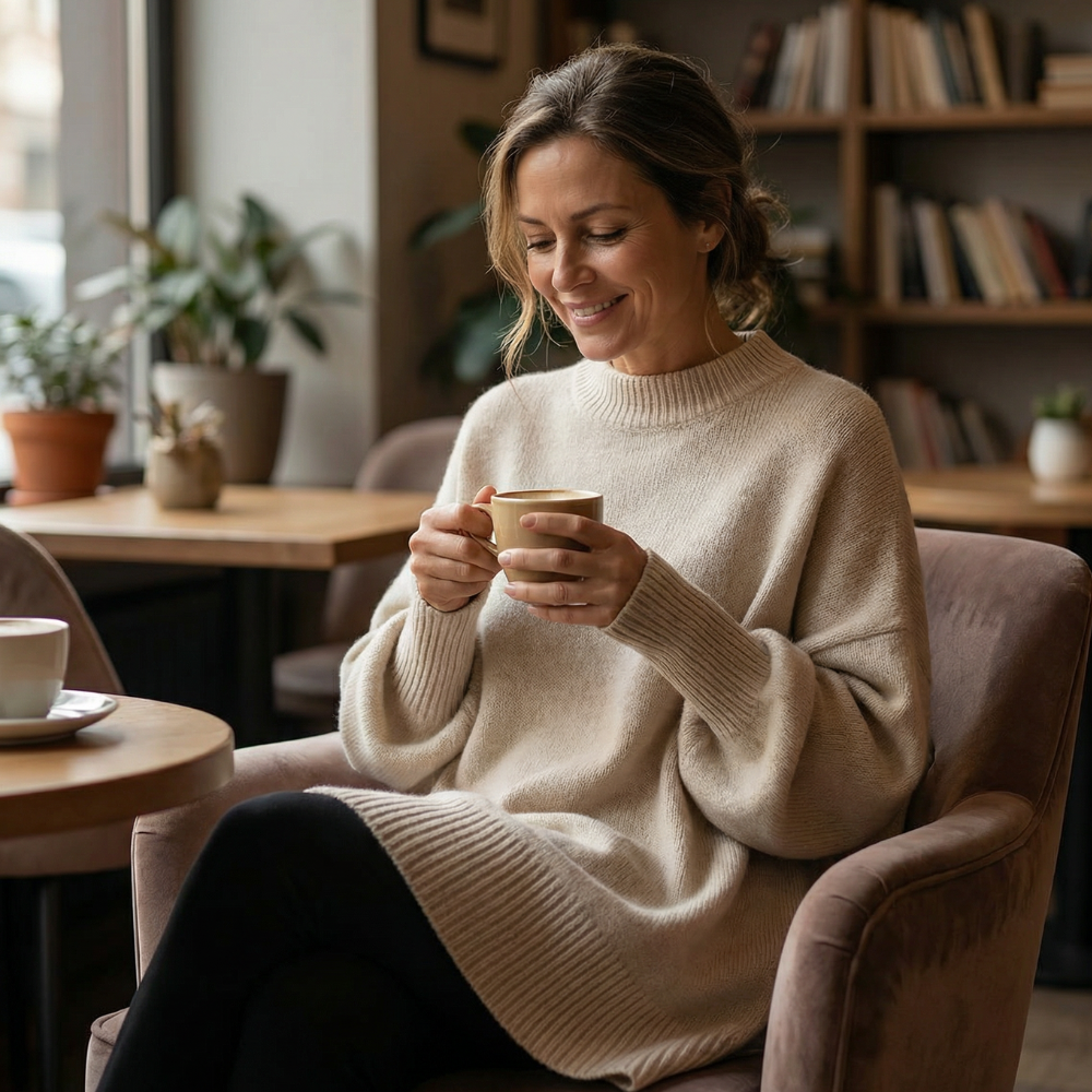 Women's Oversized Wool Blend Sweater