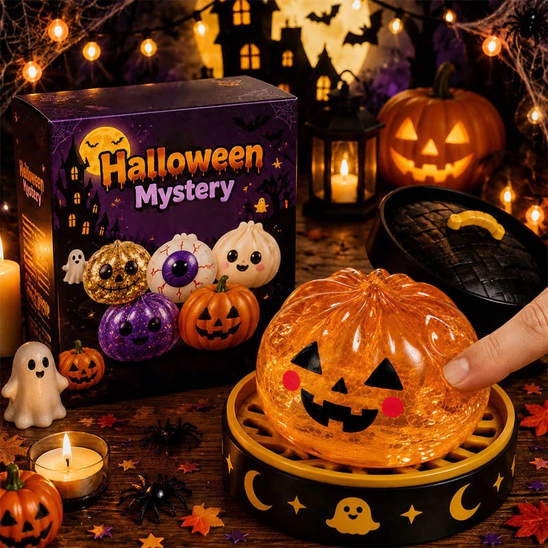 🔥 Last Day 49% OFF – ✨🎃 Halloween Dumpling Squeeze Squishy Toy
