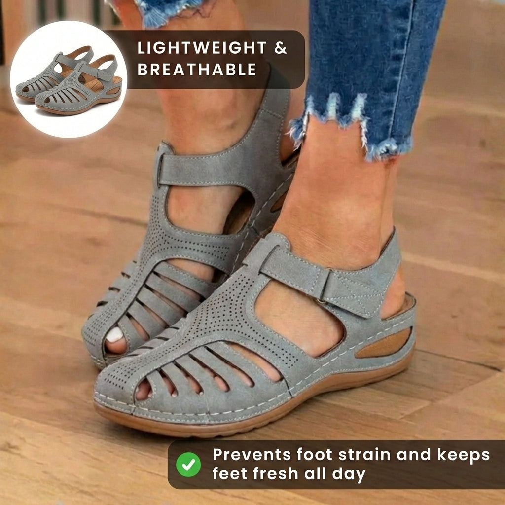 Women's Breathable Walking Sandals with Non-Slip Sole