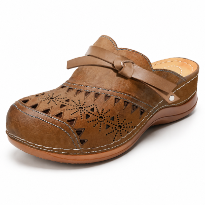 Women’s Bowknot Wedge Sandals – Arch Support & Everyday Comfort