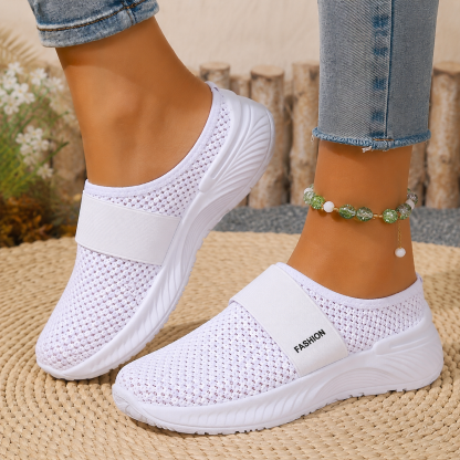 🔥New Arrivals Sale: 70% OFF🛒Summer Air Mesh Slip On Trainers | Comfort Open Back Casual Walking Footwear