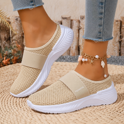 🔥New Arrivals Sale: 70% OFF🛒Summer Air Mesh Slip On Trainers | Comfort Open Back Casual Walking Footwear