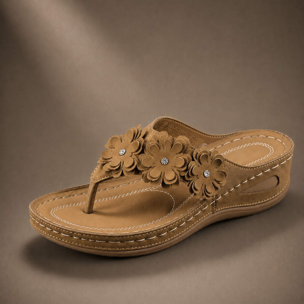 LAST DAY 70% OFF ✨ Women’s Floral Comfort Walking Sandals – Arch Support & Non-Slip Sole
