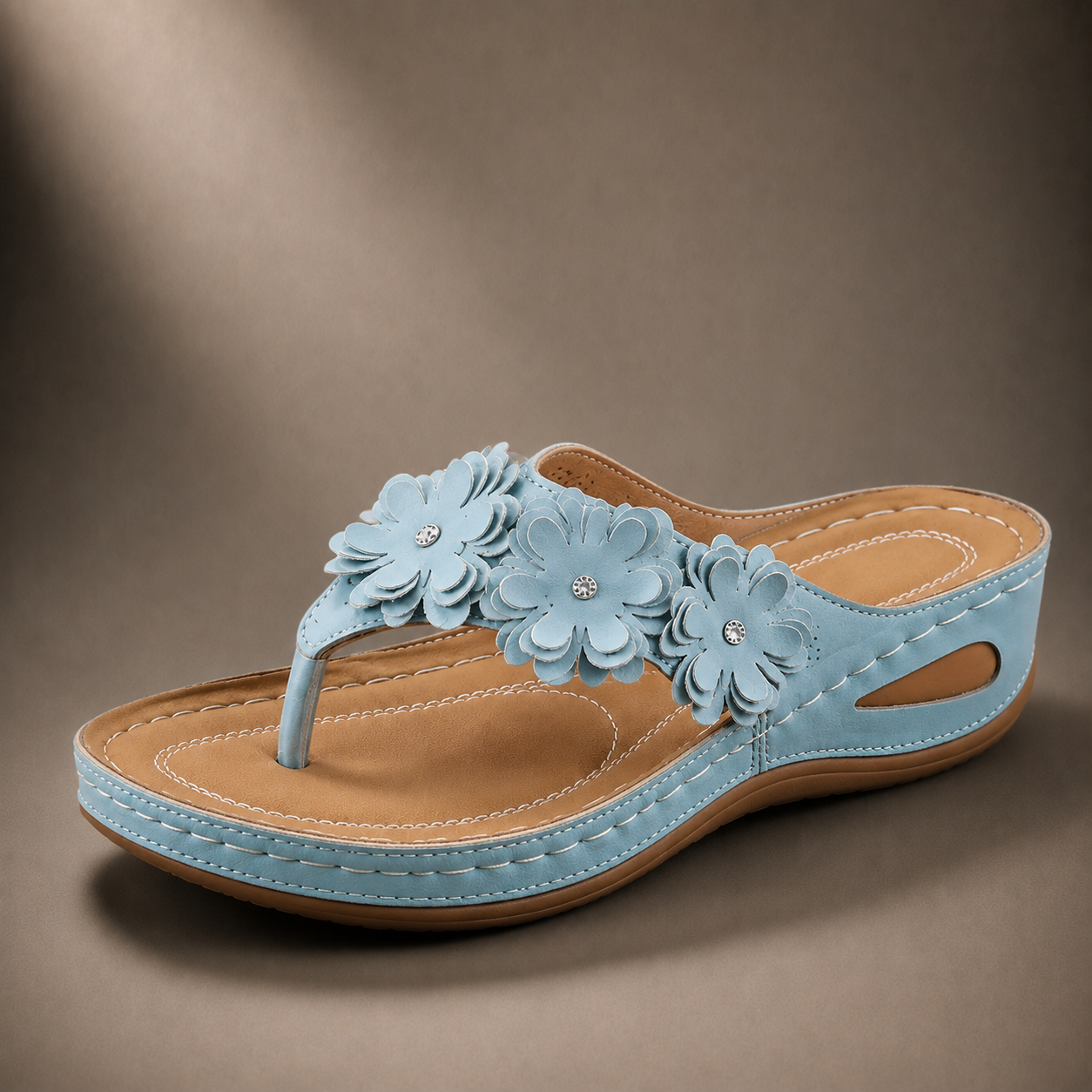 LAST DAY 70% OFF ✨ Women’s Floral Comfort Walking Sandals – Arch Support & Non-Slip Sole