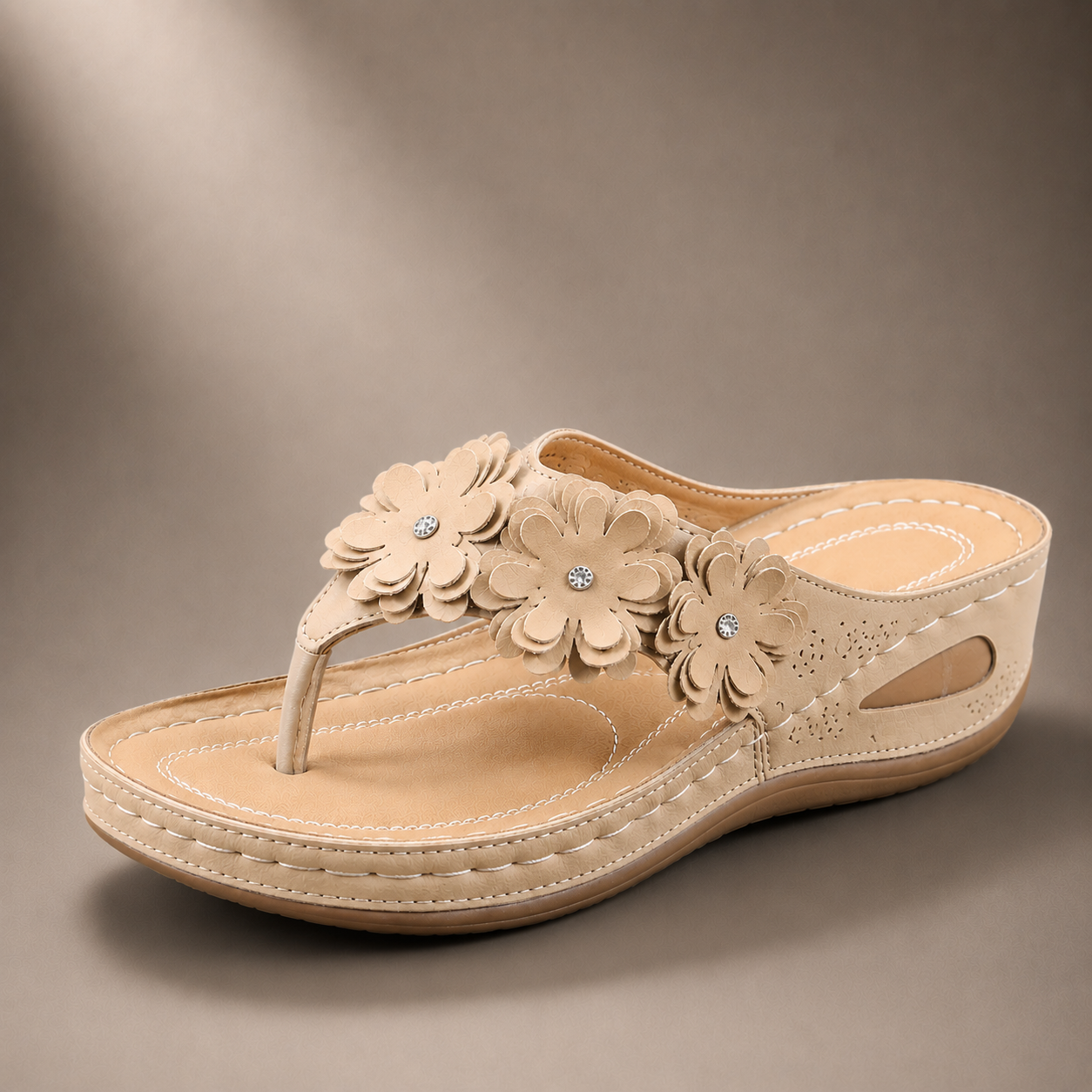 LAST DAY 70% OFF ✨ Women’s Floral Comfort Walking Sandals – Arch Support & Non-Slip Sole