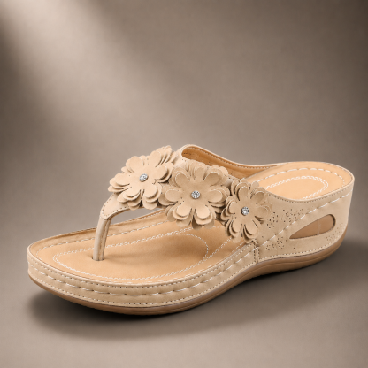 LAST DAY 70% OFF ✨ Women’s Floral Comfort Walking Sandals – Arch Support & Non-Slip Sole