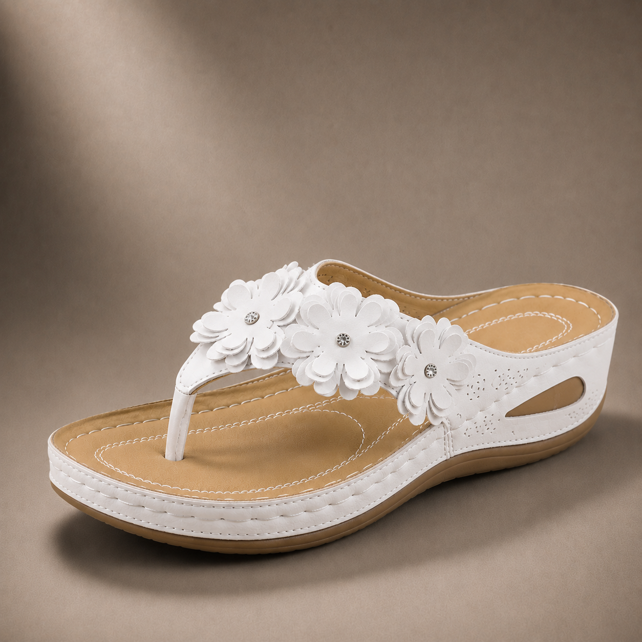 LAST DAY 70% OFF ✨ Women’s Floral Comfort Walking Sandals – Arch Support & Non-Slip Sole