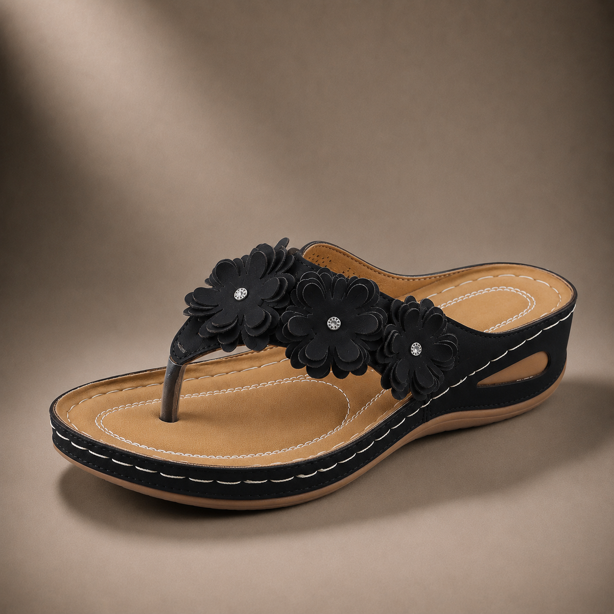 LAST DAY 70% OFF ✨ Women’s Floral Comfort Walking Sandals – Arch Support & Non-Slip Sole