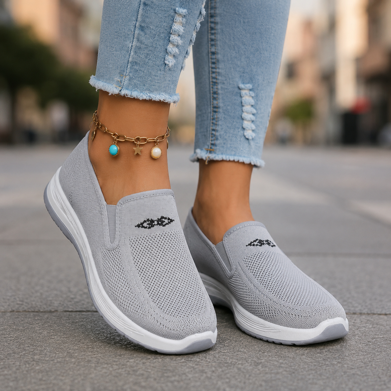 Women's Orthopedic Mesh Slip‑On Shoes