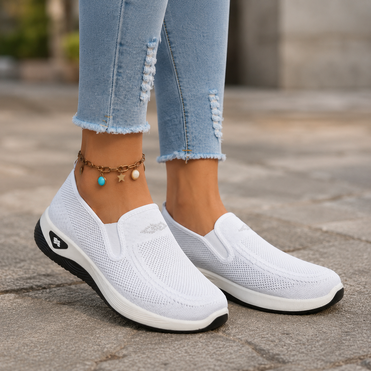 Women's Orthopedic Mesh Slip‑On Shoes
