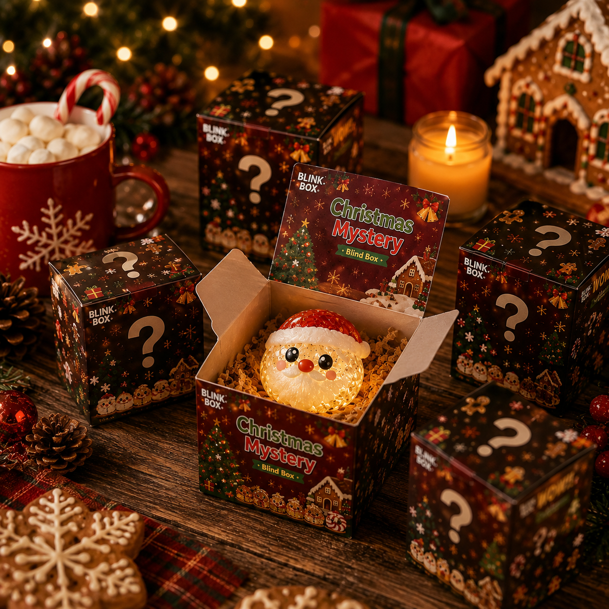 🎄🎅Christmas Squishy Dumplings Mystery Blind Box🎉New Release‑Limited Time Pick‑Your‑Character Sale🎉