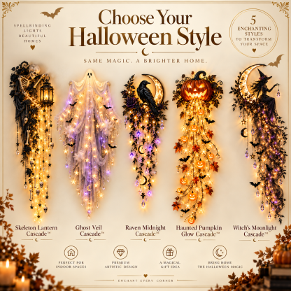 🔥Hot Sale 70% OFF -✨Elegant Halloween Cascade Wall Light Collection