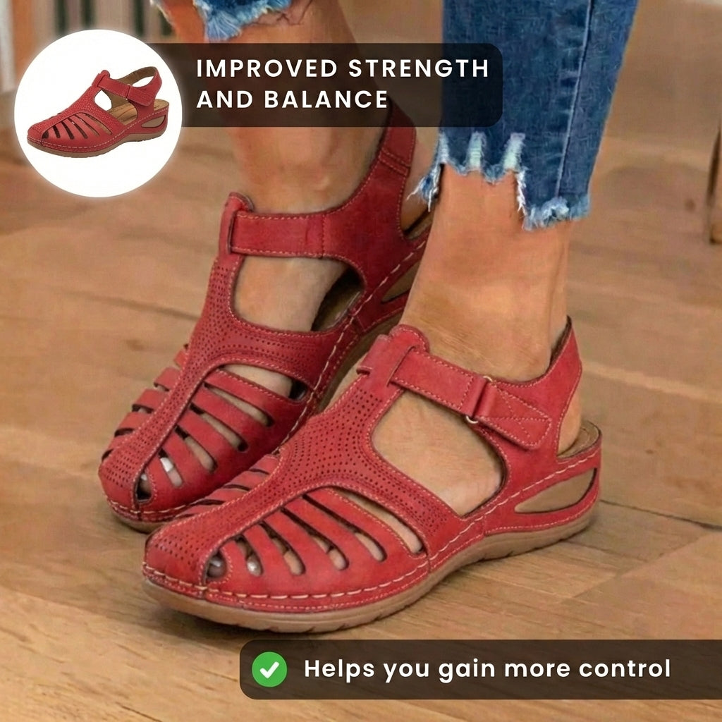 Women's Breathable Walking Sandals with Non-Slip Sole