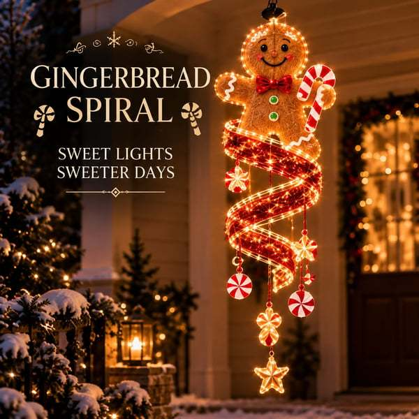 🎄Christmas Magic Spira Hanging LED Light Collection