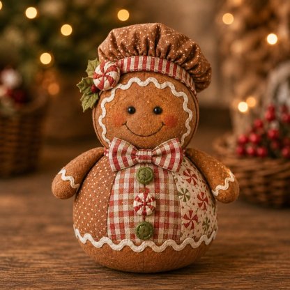 🎄Patchwork Fabric Doll DIY Kit