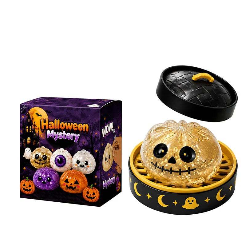 🔥 Last Day 49% OFF – ✨🎃 Halloween Dumpling Squeeze Squishy Toy