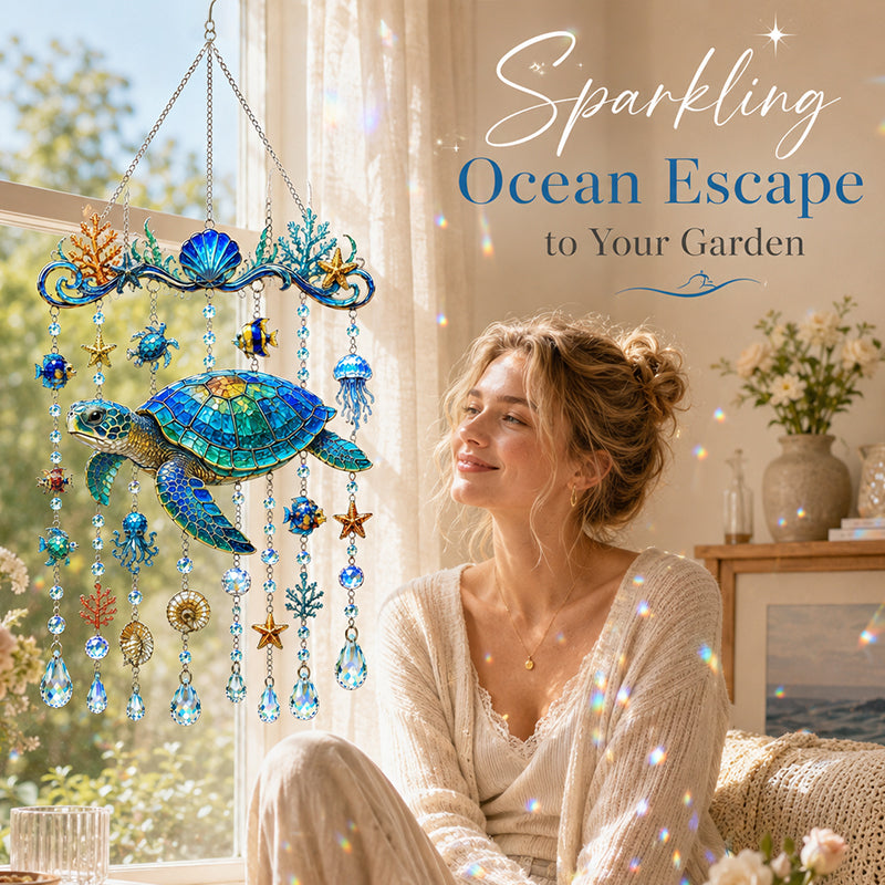 Sparkling Ocean Escape Suncatchers for Your Garden 🌊
