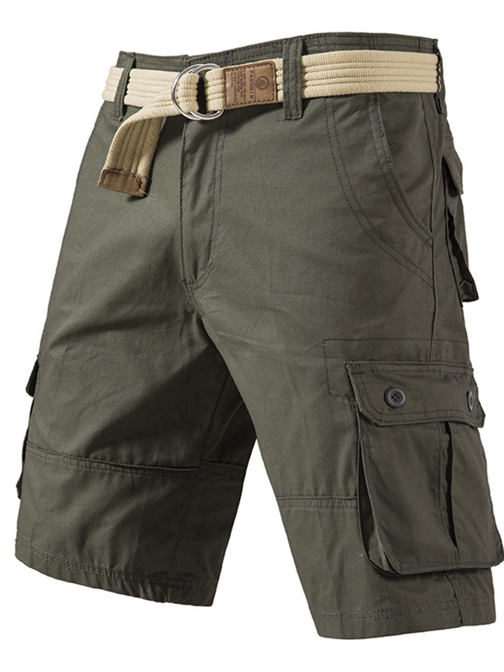 Men's Multi-Pocket Casual Workwear 5-inch Shorts