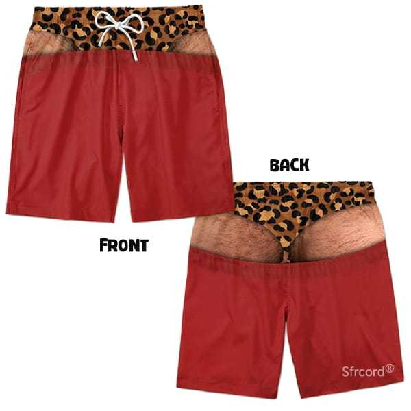  Saggy Style Prank Swim Shorts