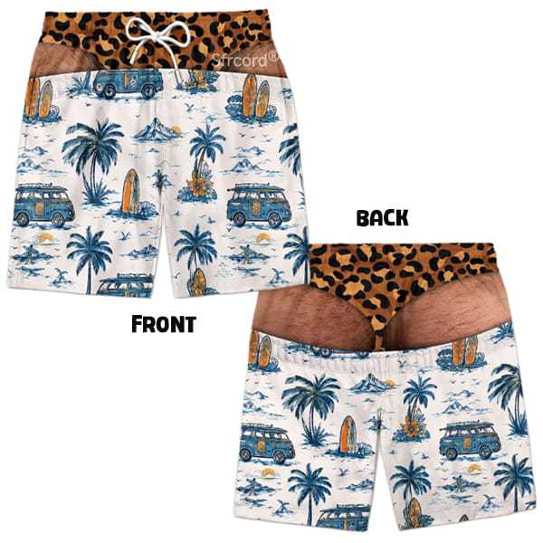  Saggy Style Prank Swim Shorts