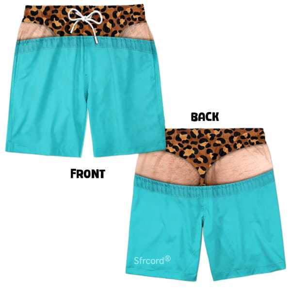  Saggy Style Prank Swim Shorts